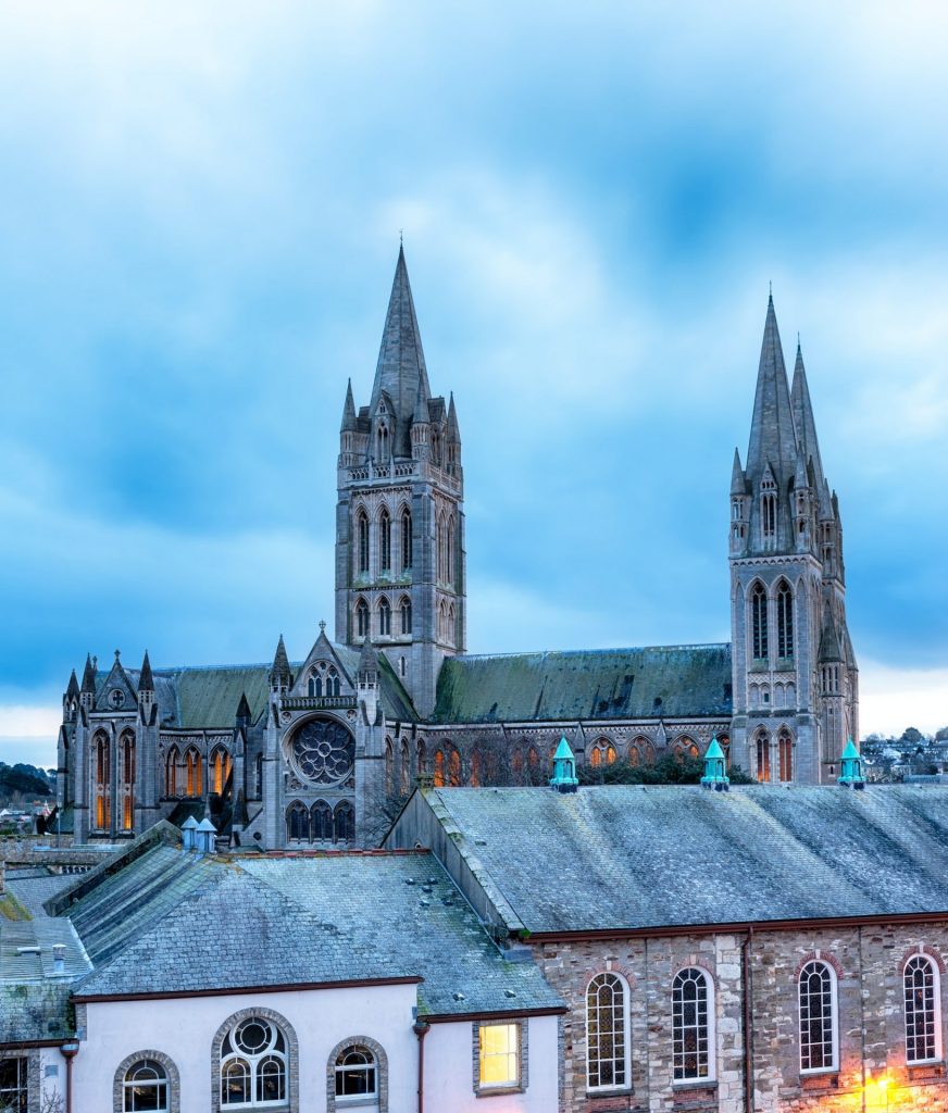 Dusk at Truro Cathedral